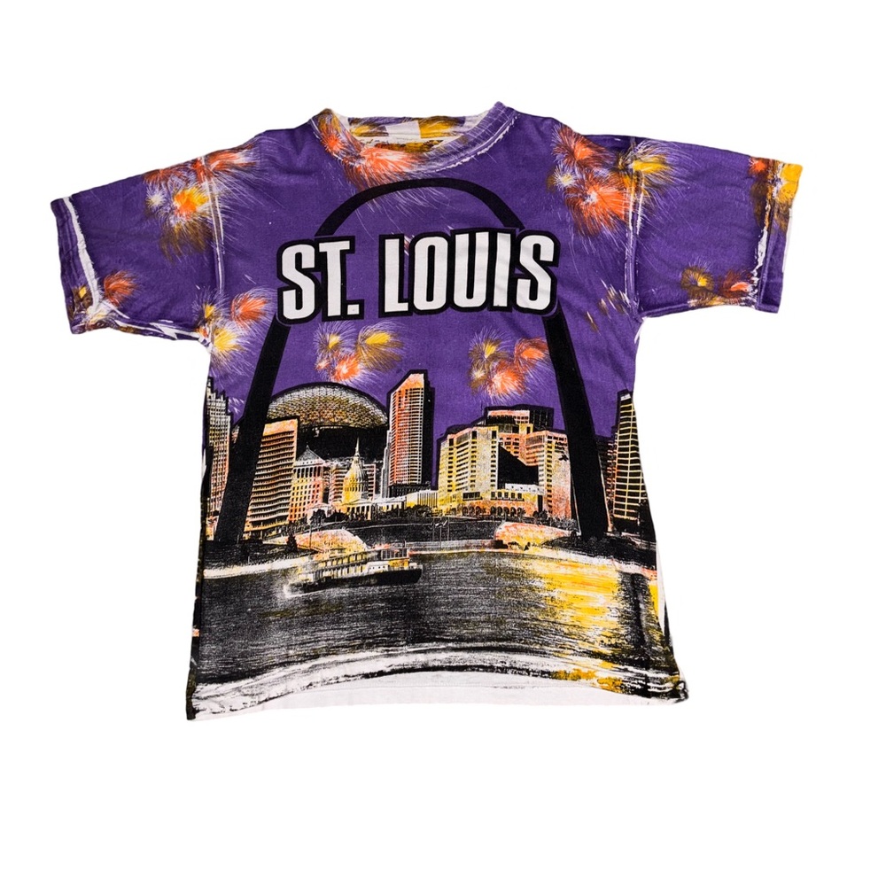 Vintage St Louis Missouri Aop T-Shirt